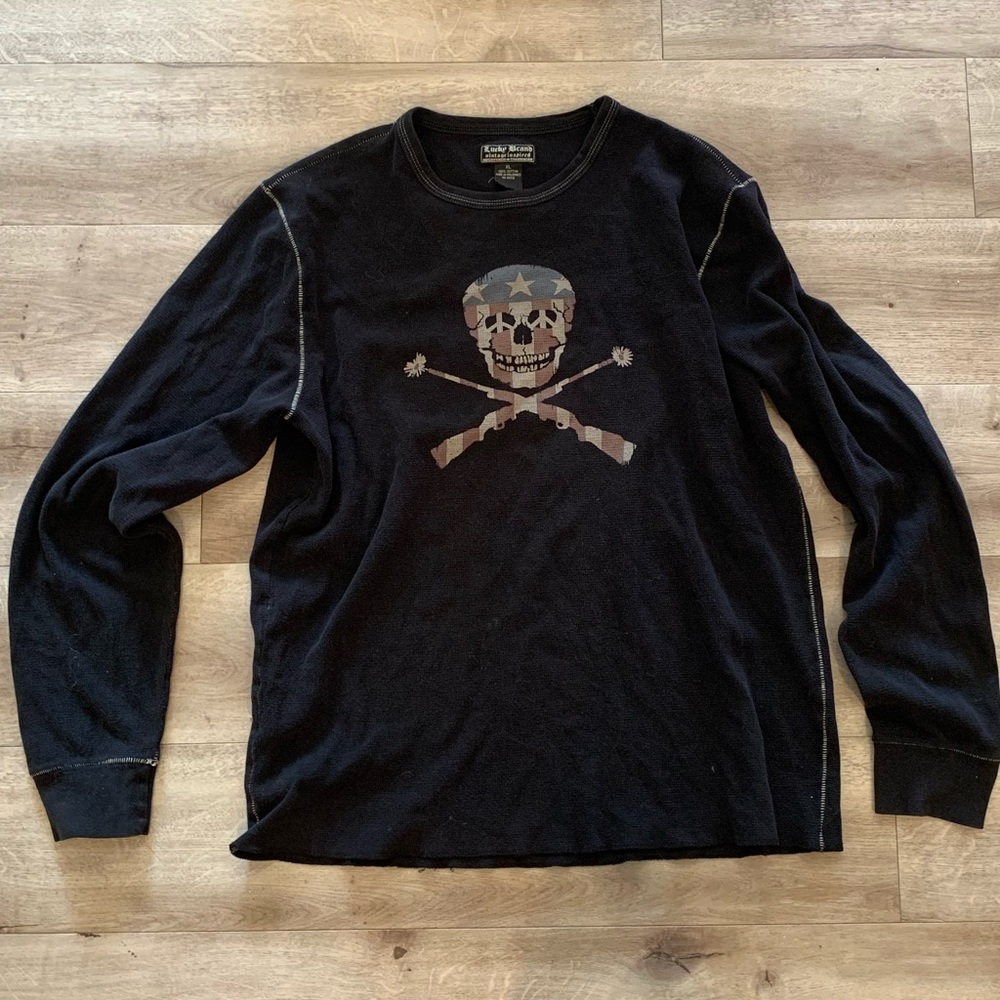 Lucky Brand Vintage Inspired Tee, Size XL
